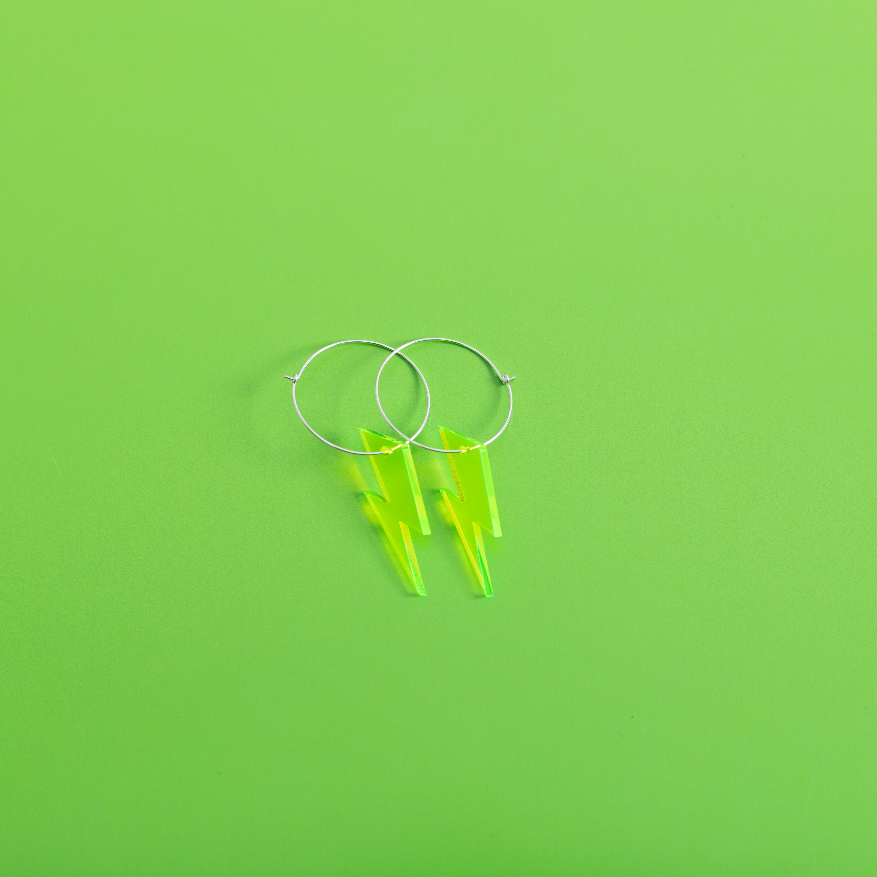 The Ziggy Bolt Hoop Earrings