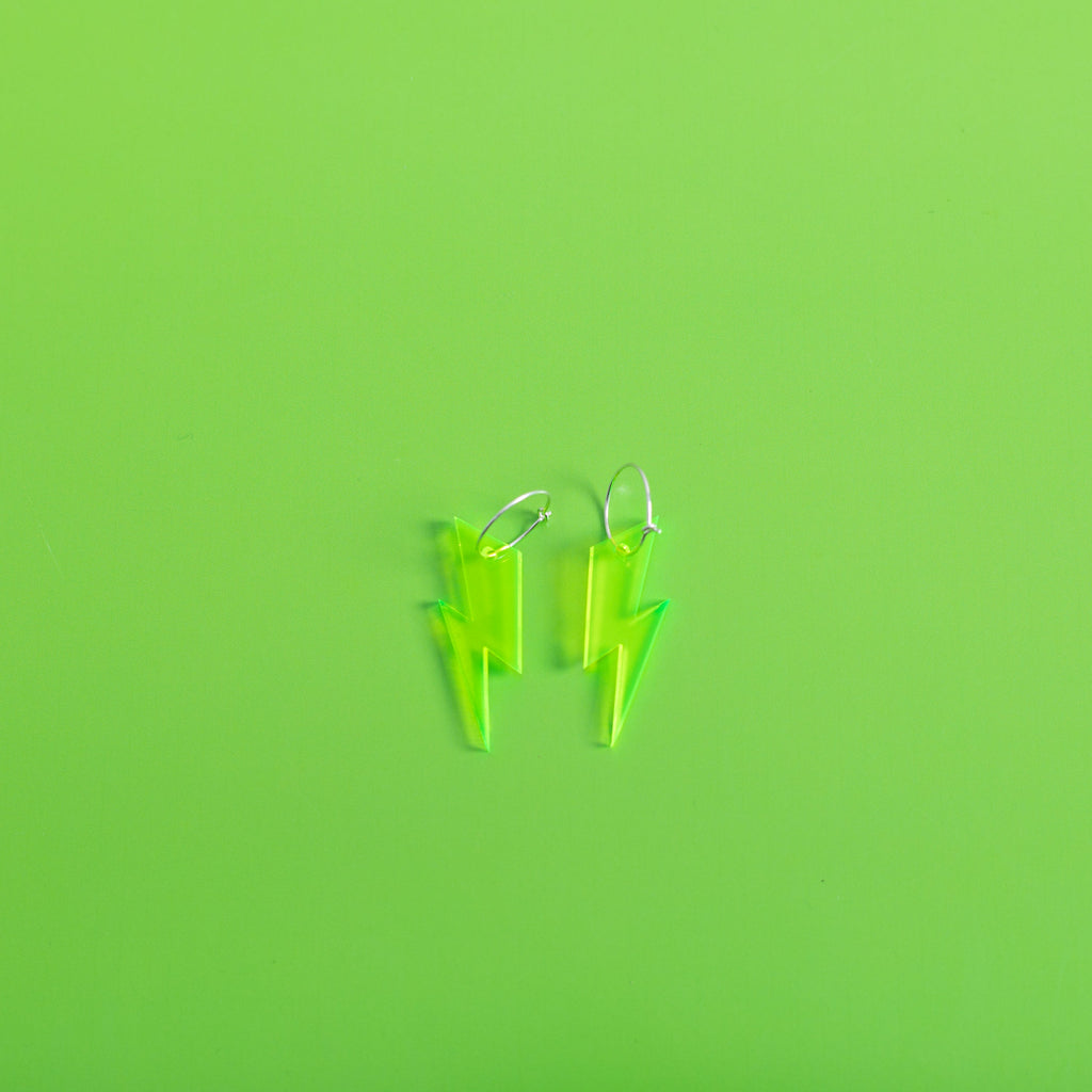 The Ziggy Bolt Hoop Earrings