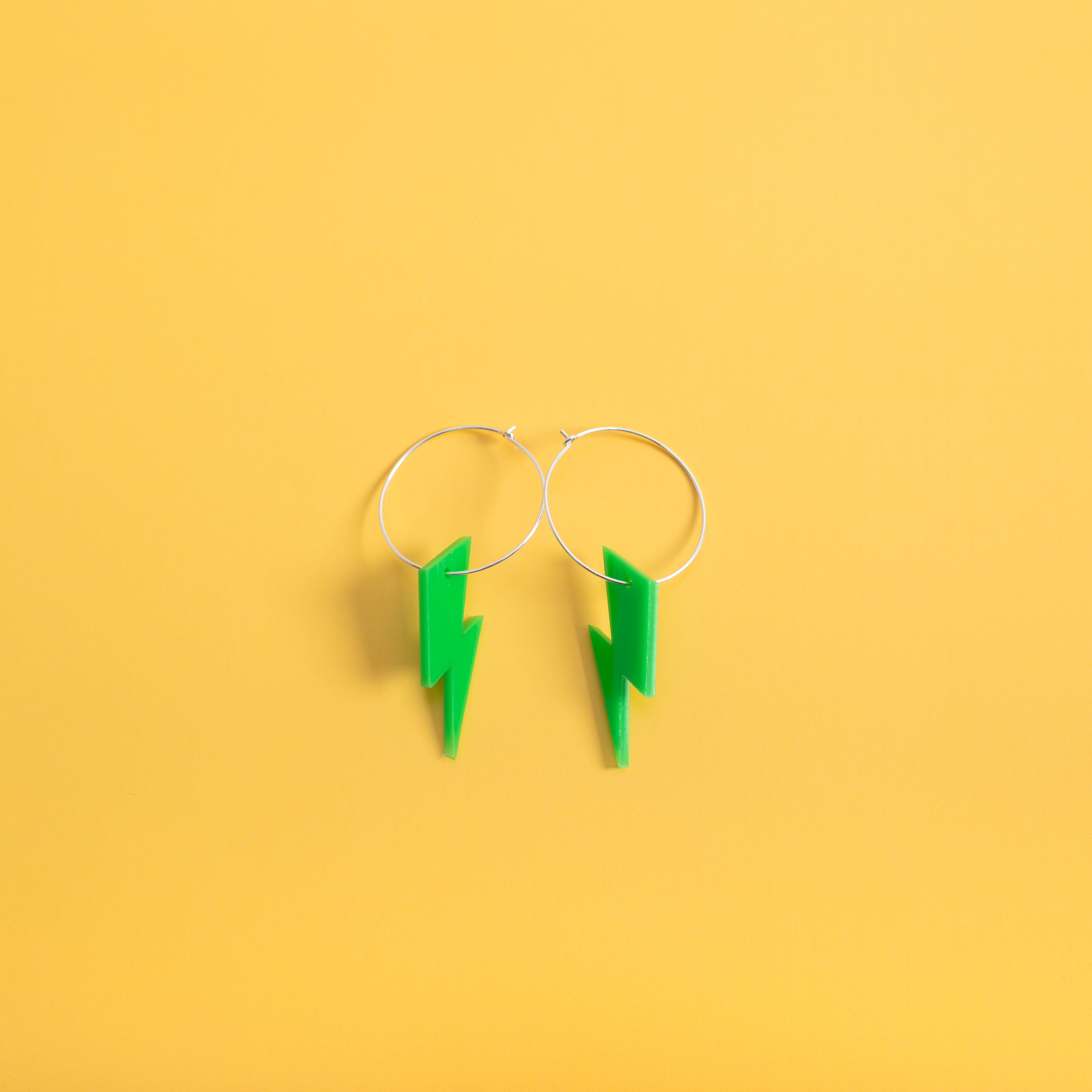 The Ziggy Bolt Hoop Earrings