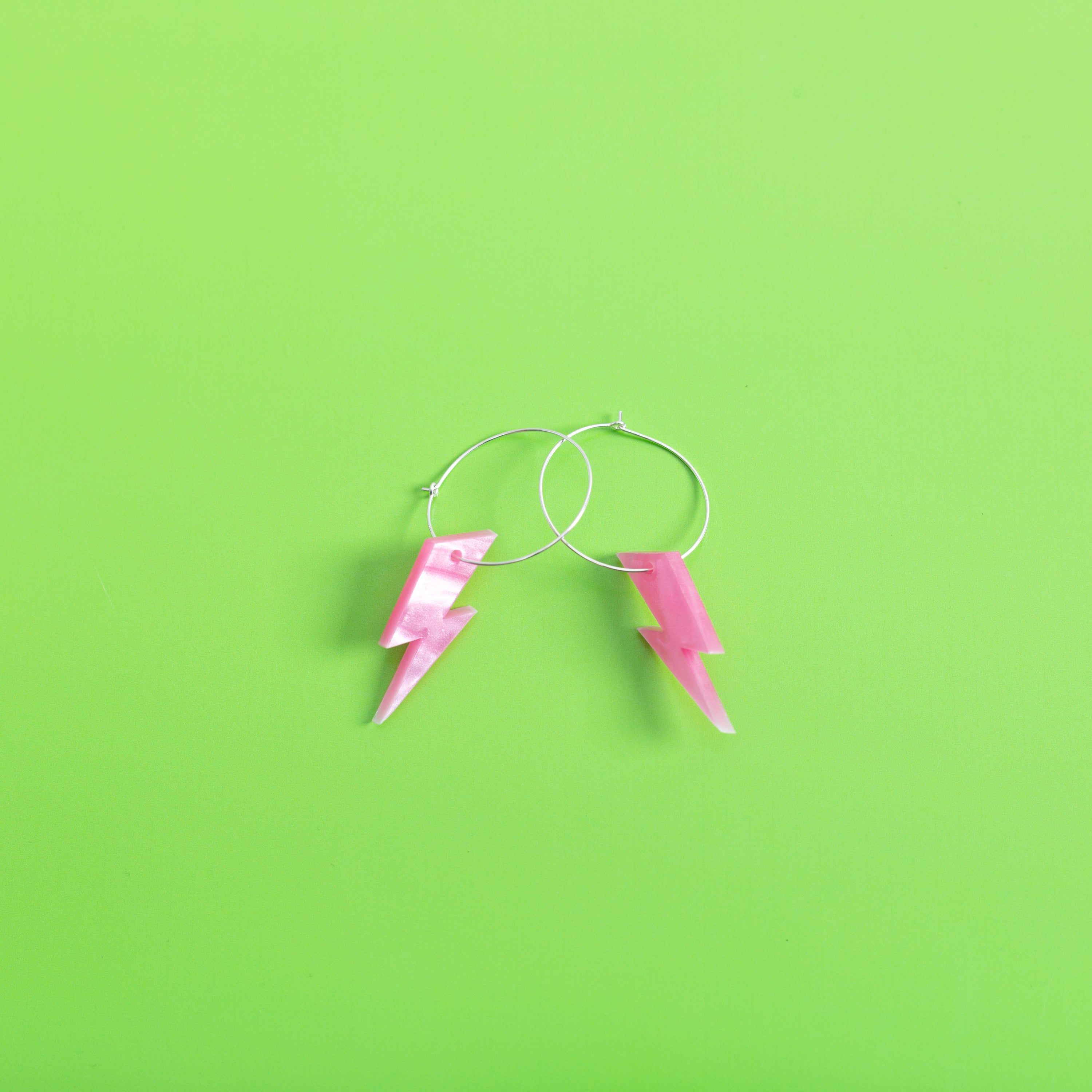 The Ziggy Bolt Hoop Earrings