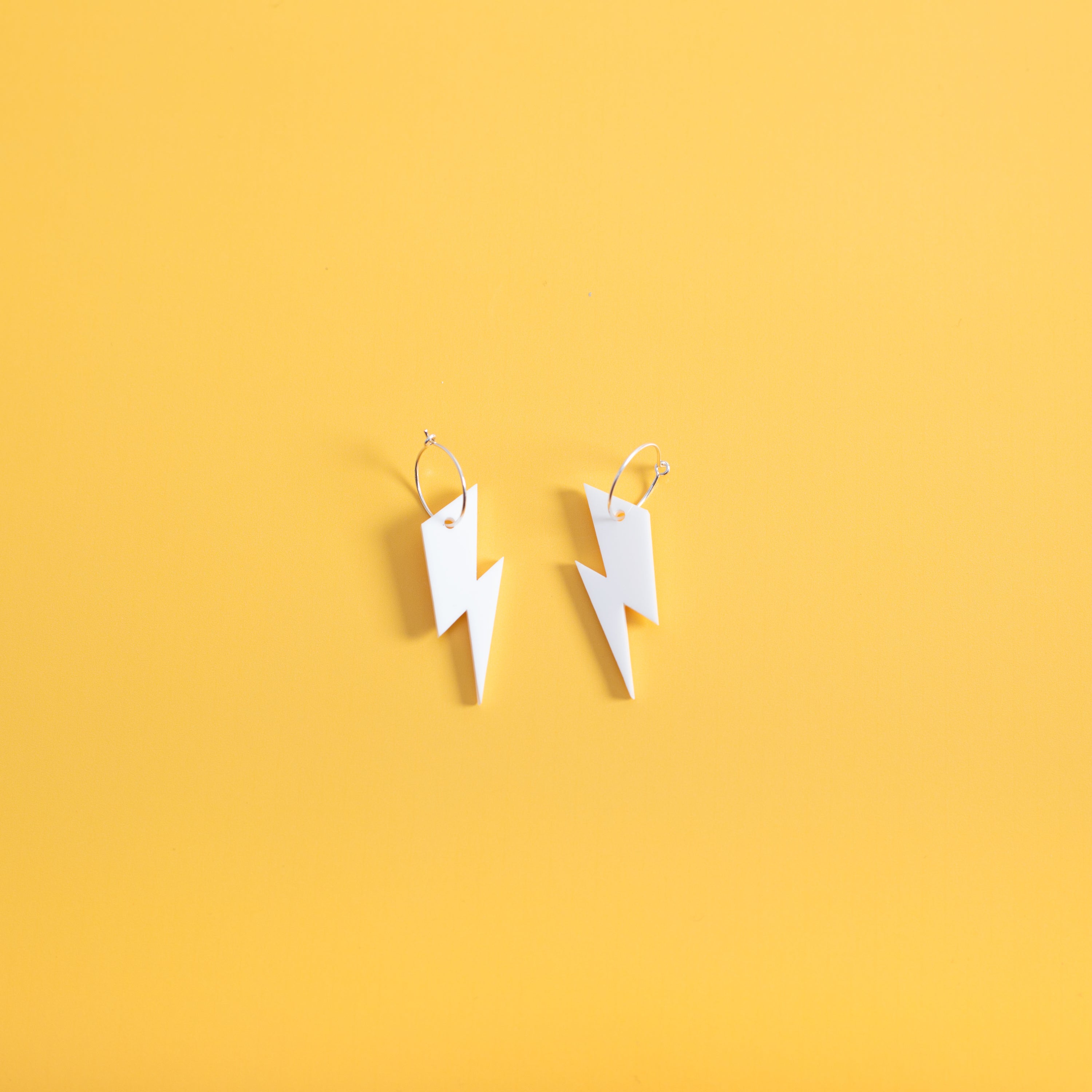 The Ziggy Bolt Hoop Earrings