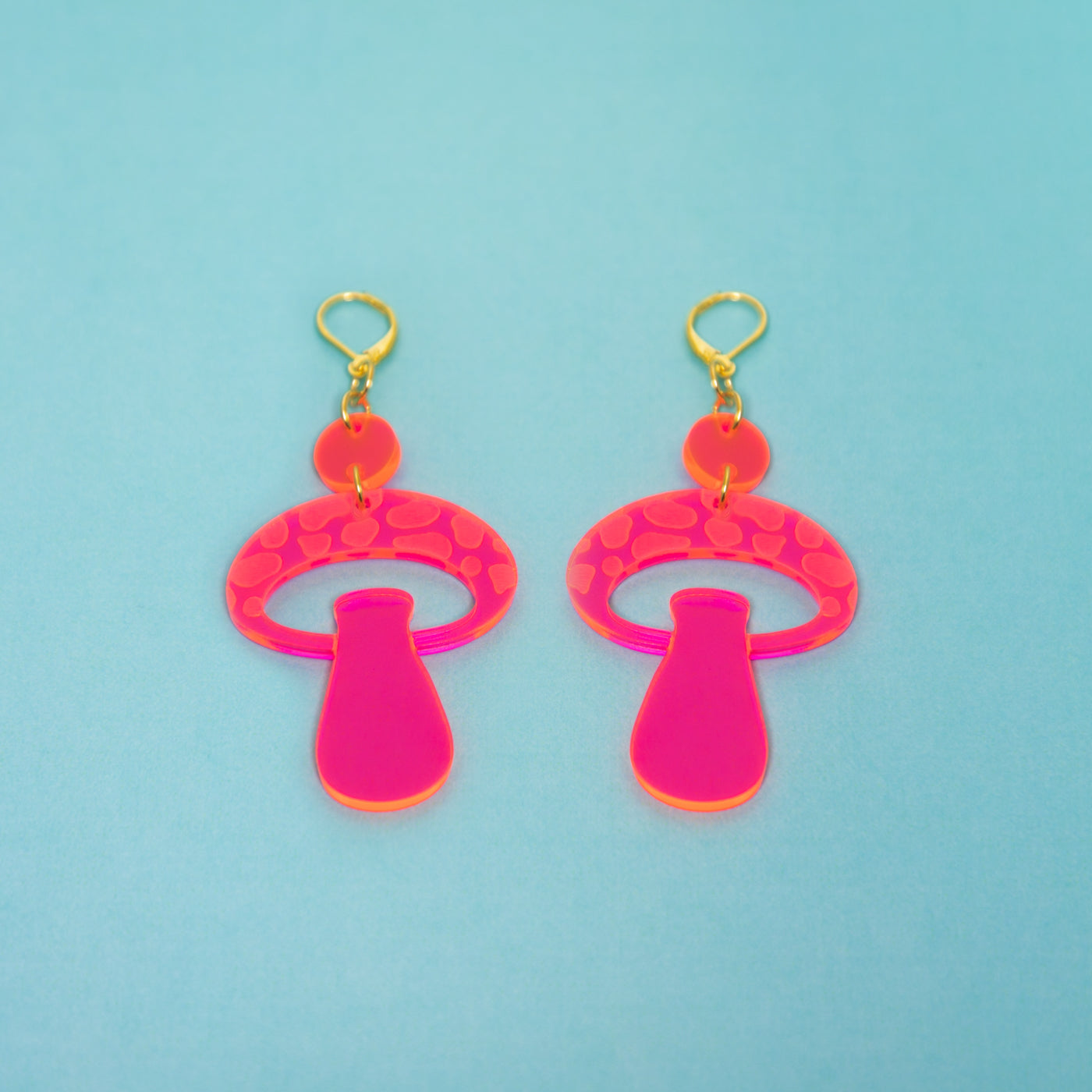 The Mooshroom Dot & Chain Earrings