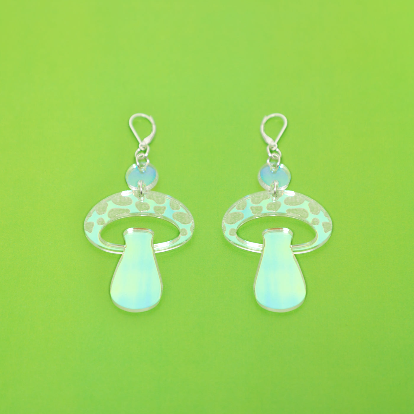 The Mooshroom Dot & Chain Earrings