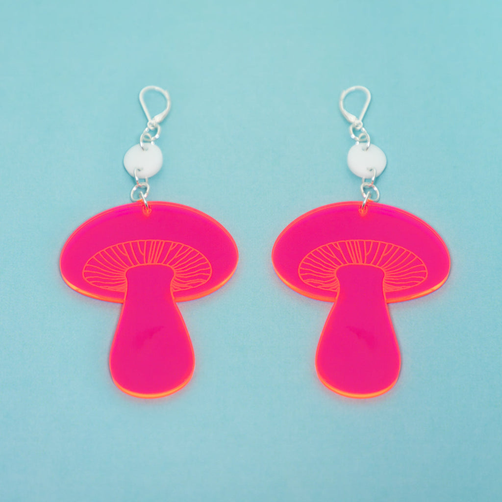 The Gilly Mushroom Dot & Chain Earrings