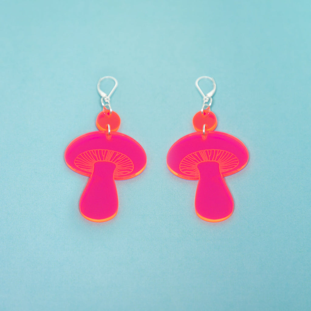 The Gilly Mushroom Dot & Chain Earrings