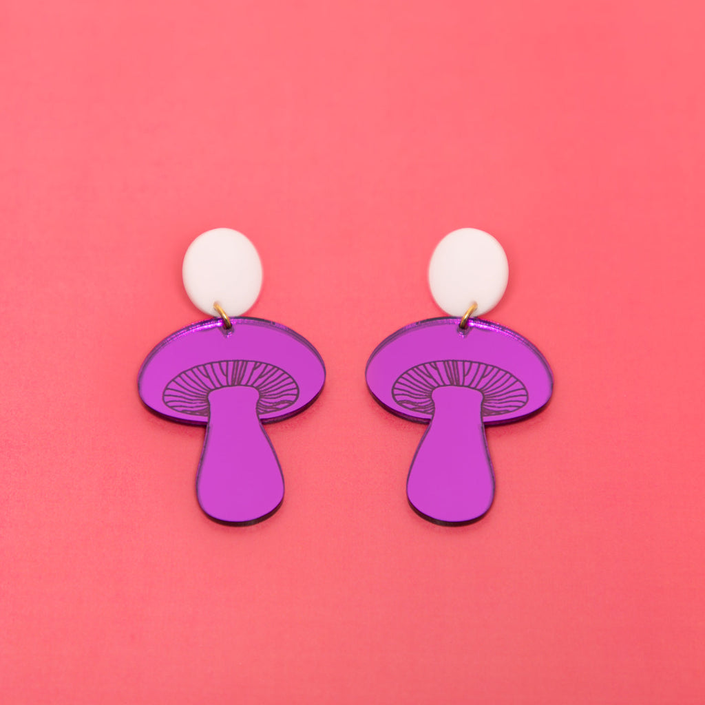 The Gilly Mushroom Stud Earrings