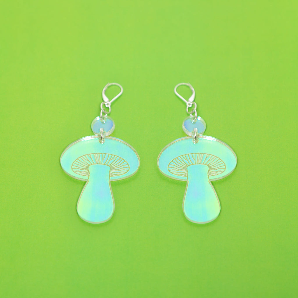 The Gilly Mushroom Dot & Chain Earrings