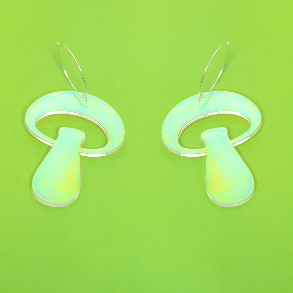 The Alice Mushroom Hoop Earrings