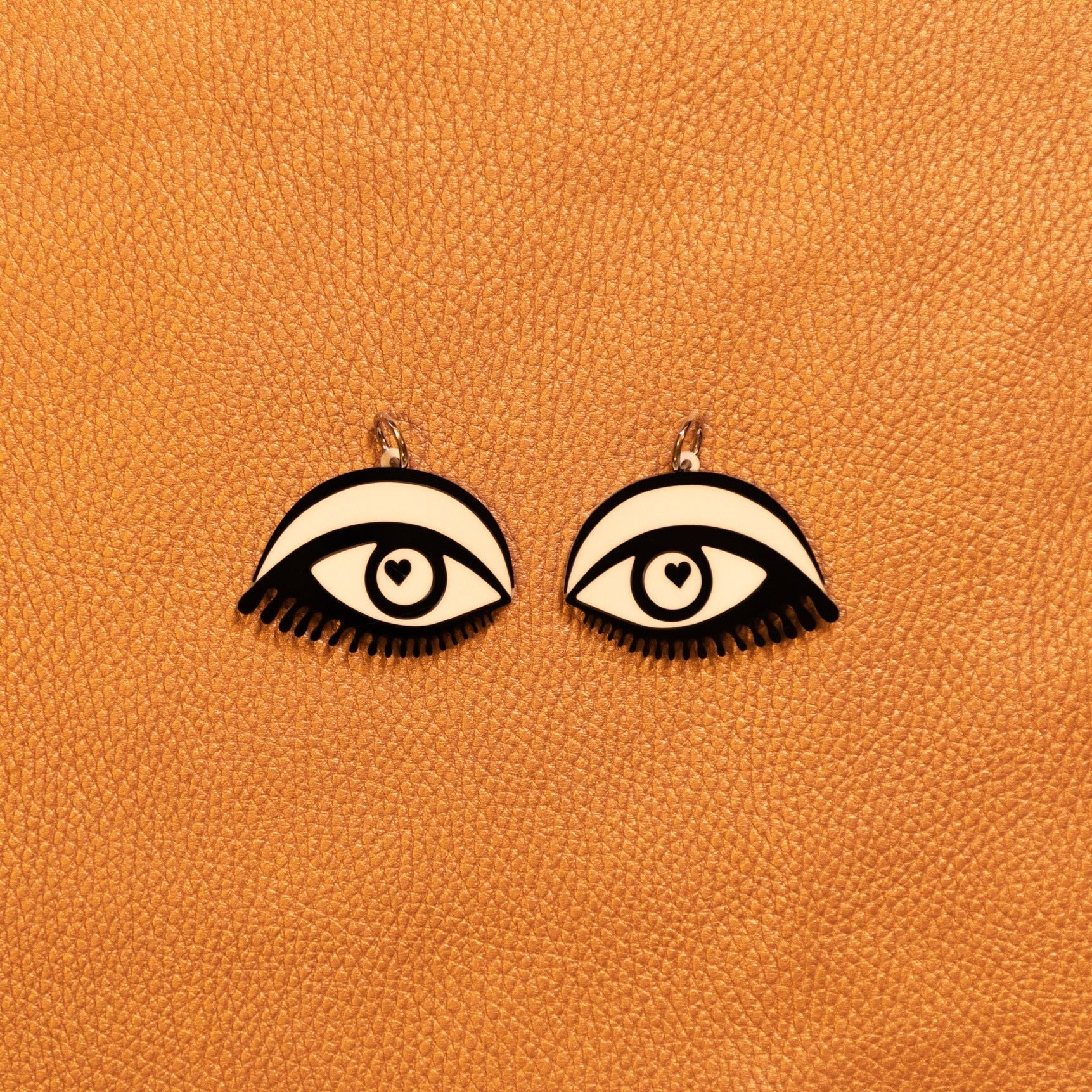 Eyes Wide Open Hoop Earrings