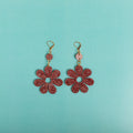 The Hazey Dazey Dot & Chain Earrings