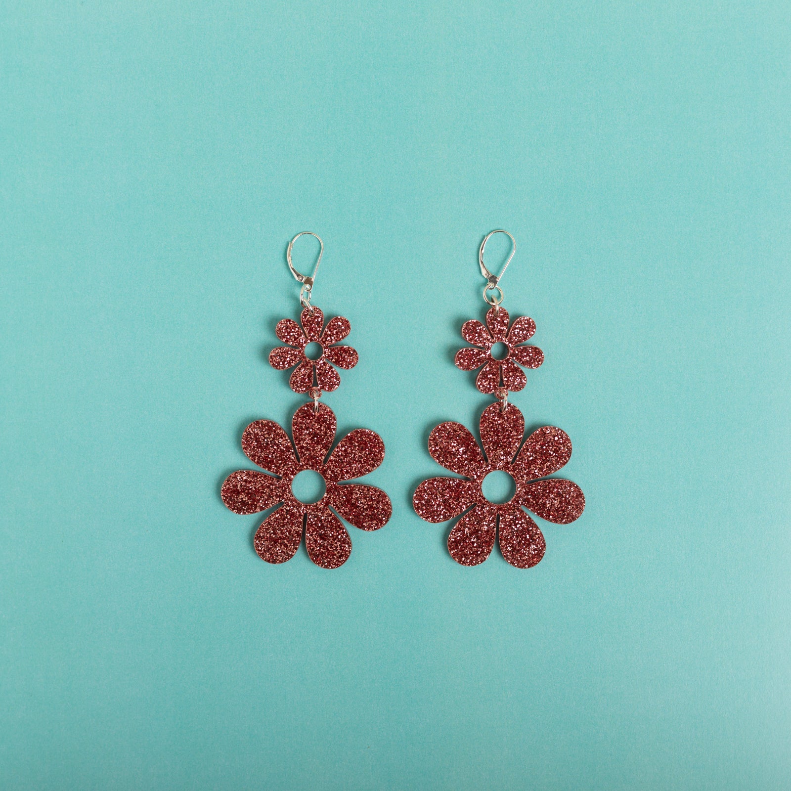Double Dazey Hanging Stud Earrings