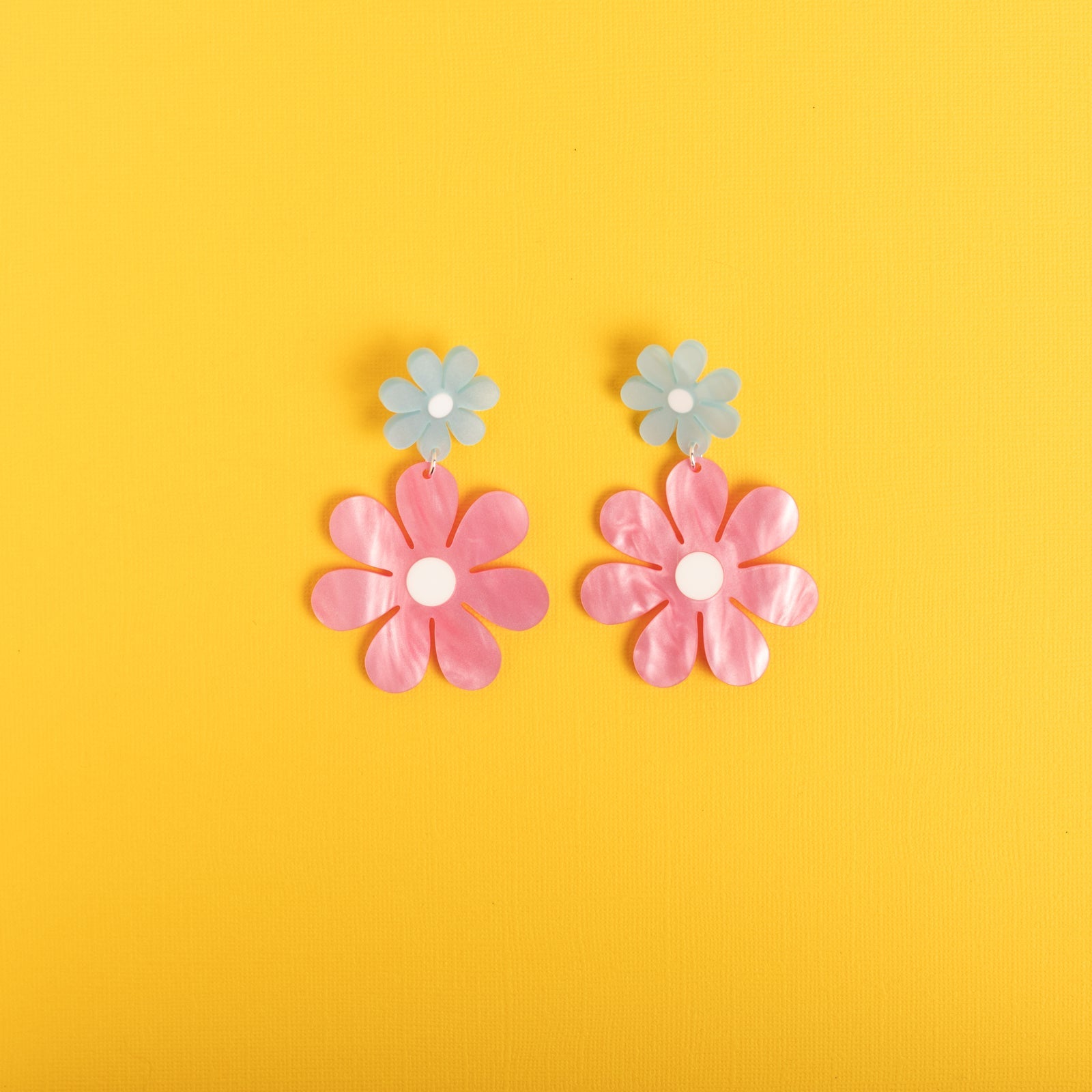 The Double Daisy Stud Earrings
