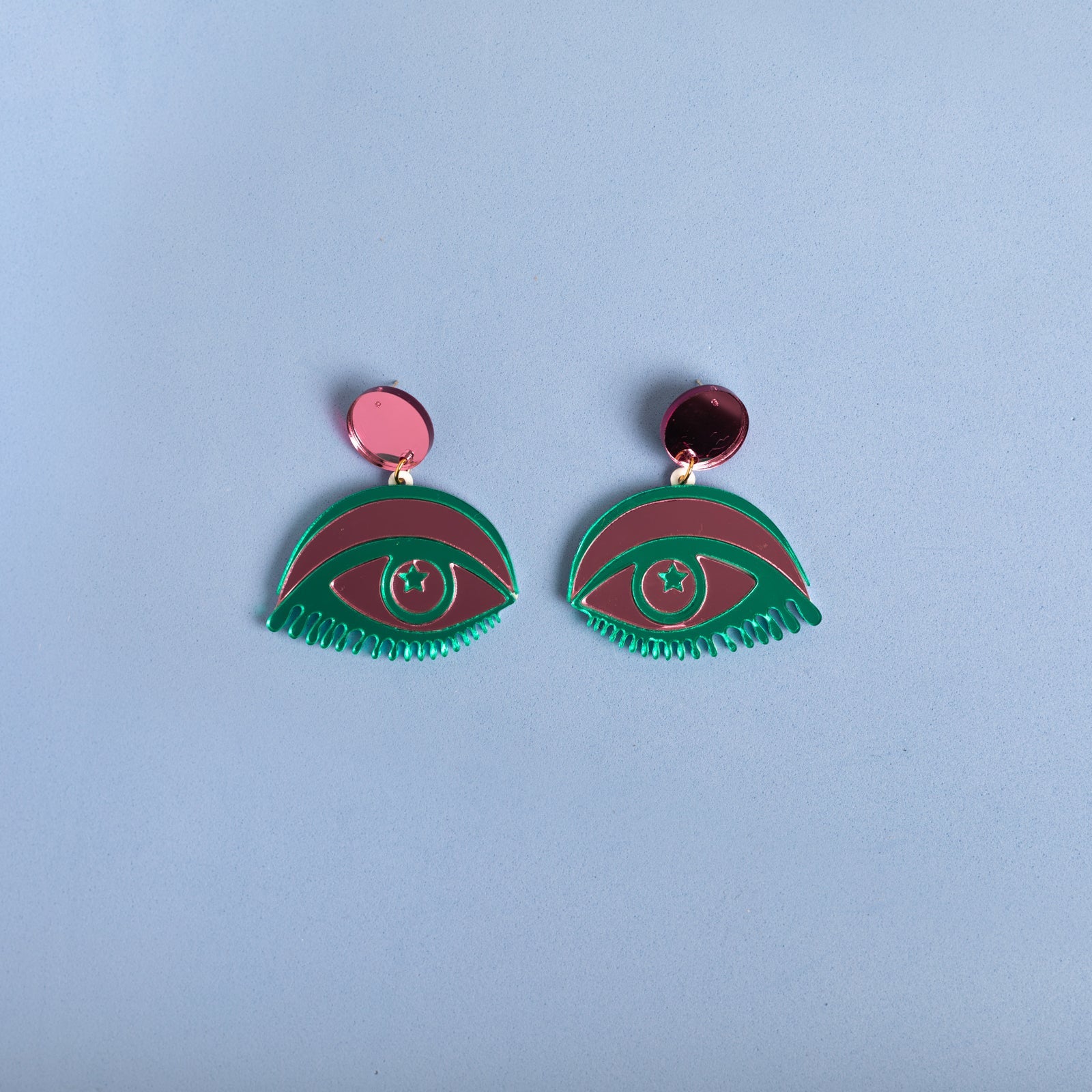 Eyes Wide Open Stud Earrings