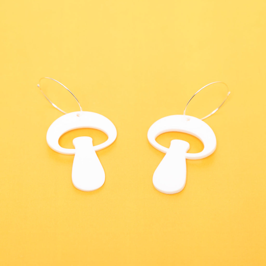 The Alice Mushroom Hoop Earrings