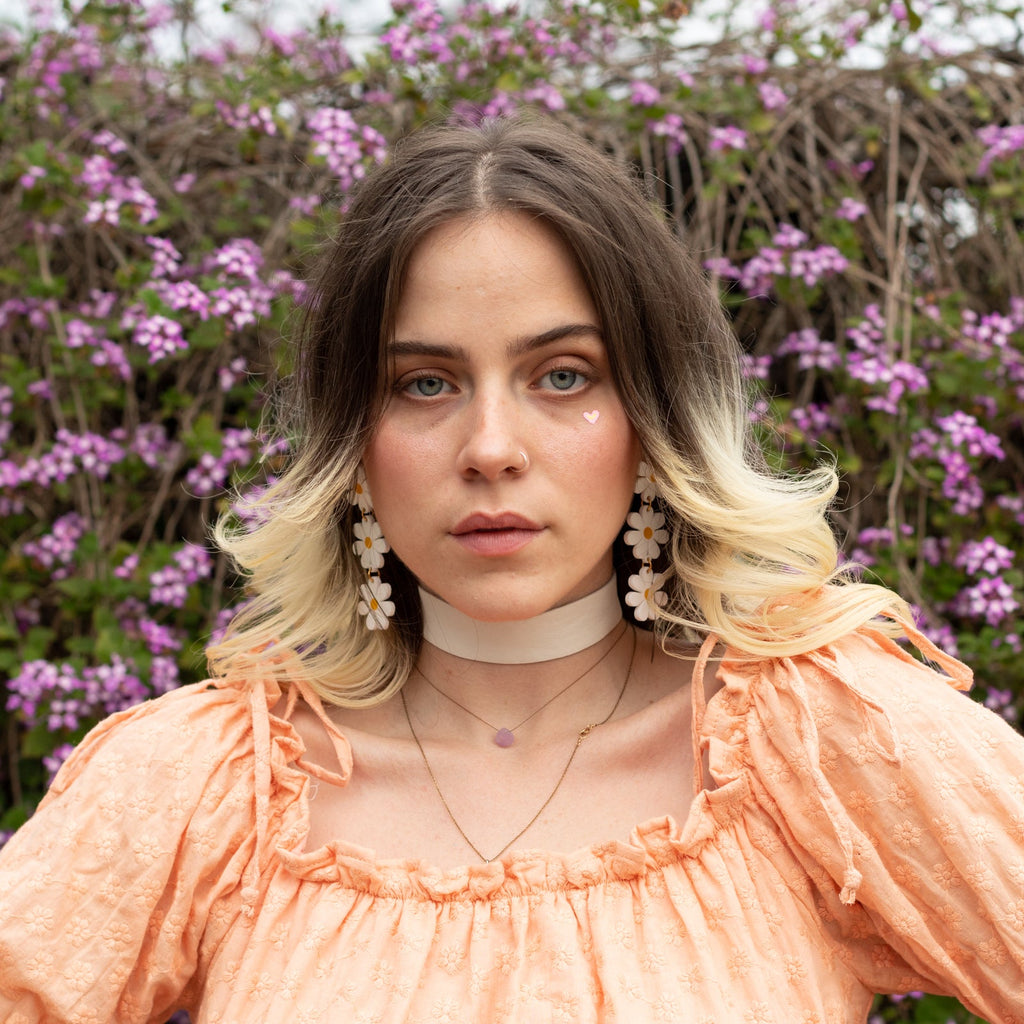 The Triple Daisy Stud Earrings