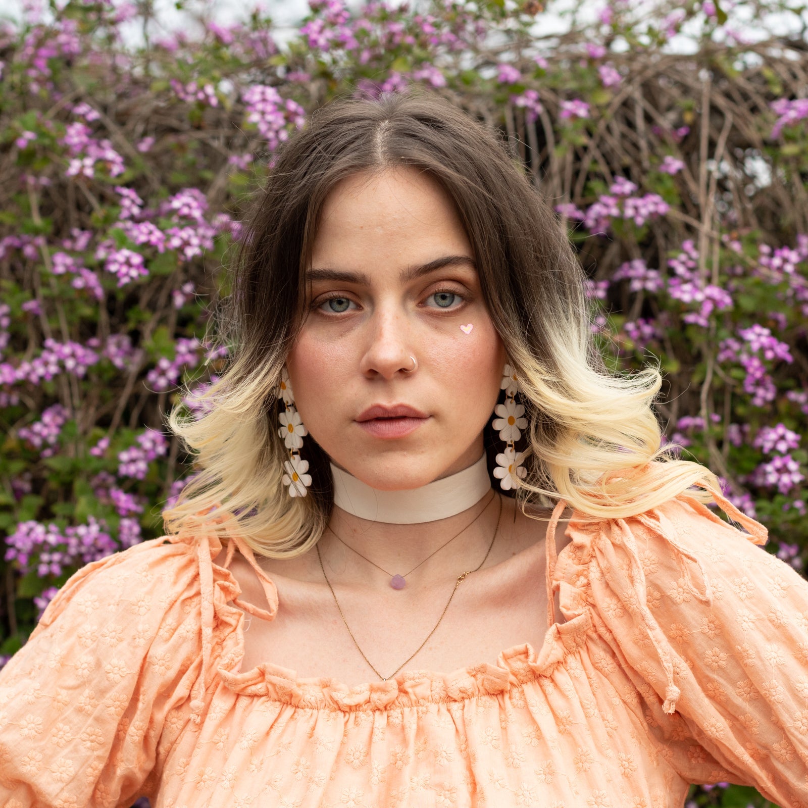 The Triple Daisy Stud Earrings