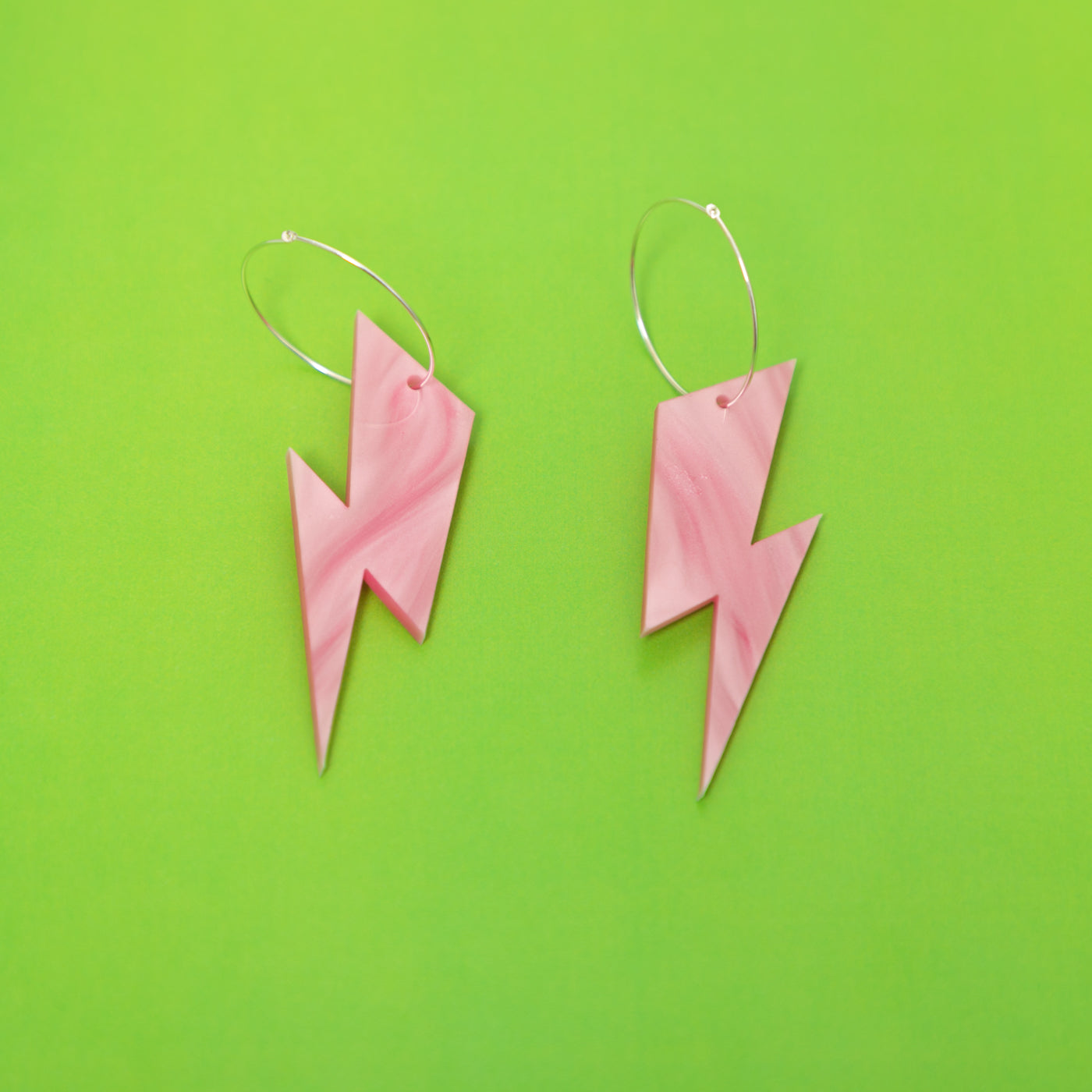 The Ziggy Bolt Hoop Earrings