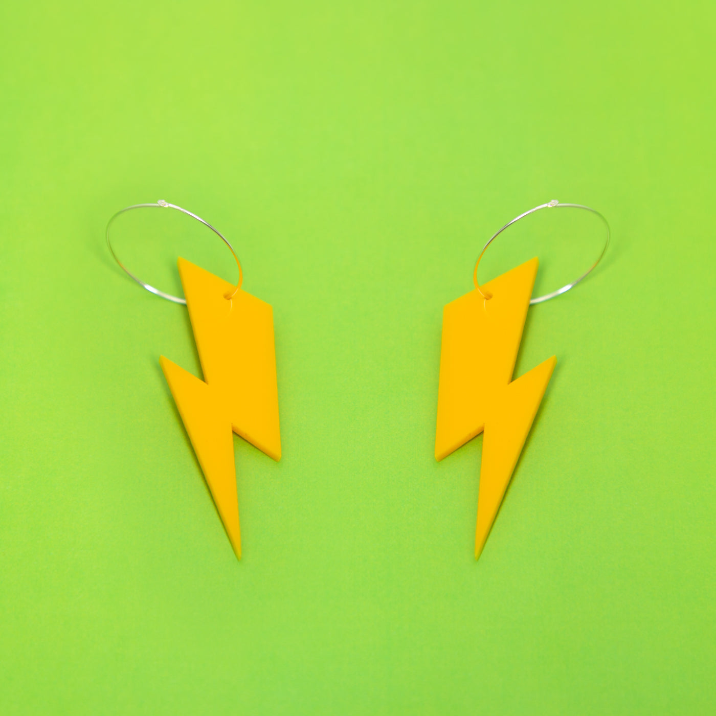 The Ziggy Bolt Hoop Earrings