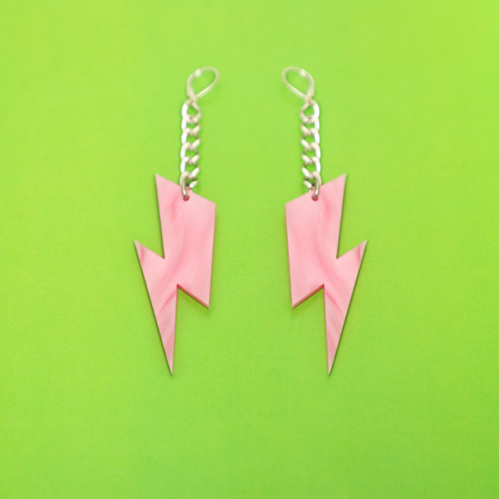 The Ziggy Bolt Chain Earrings