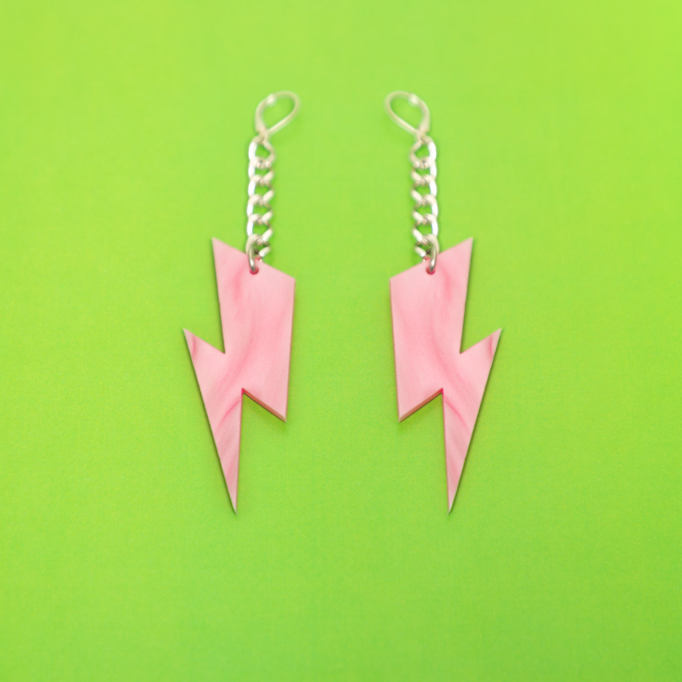 The Ziggy Bolt Chain Earrings