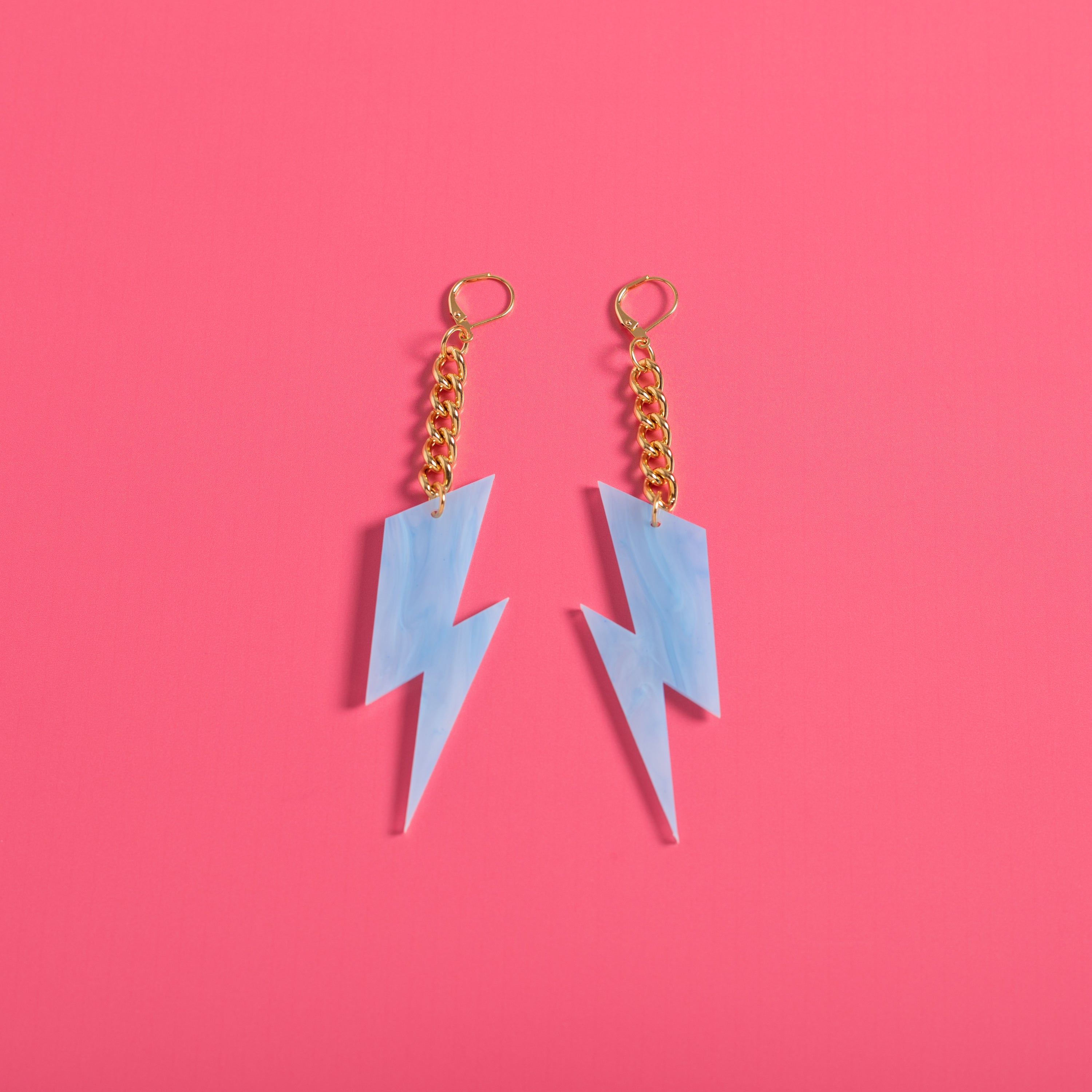 The Ziggy Bolt Chain Earrings
