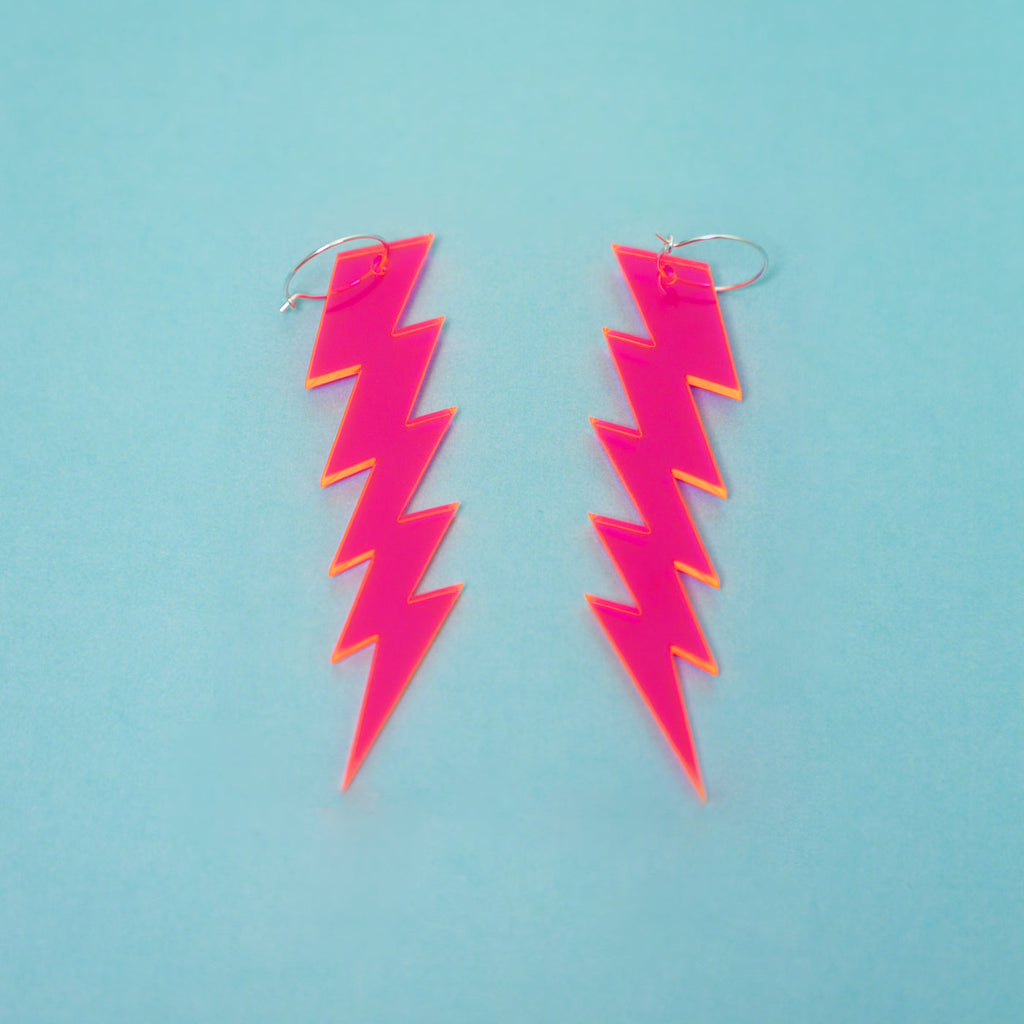 The ZiggyIggy Bolt Hoop Earrings
