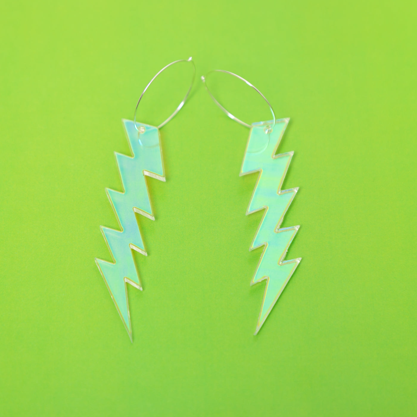 The ZiggyIggy Bolt Hoop Earrings