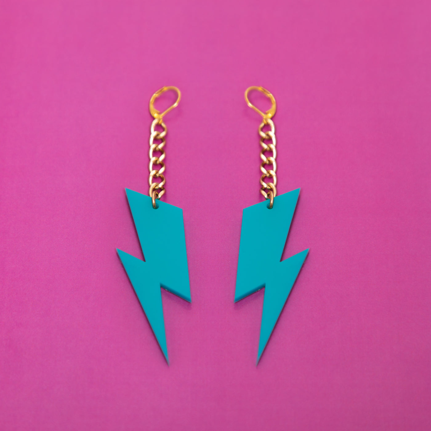 The Ziggy Bolt Chain Earrings
