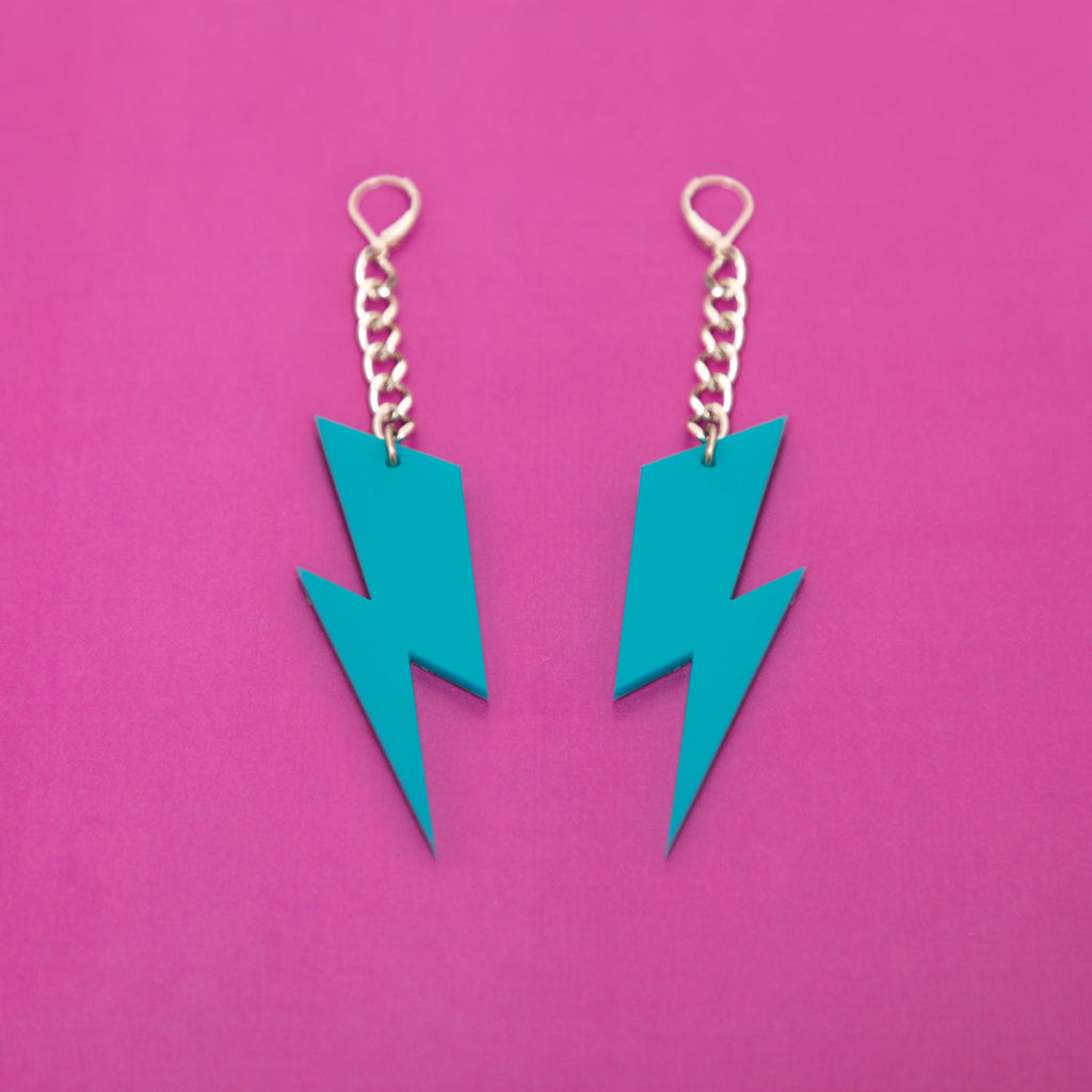 The Ziggy Bolt Chain Earrings