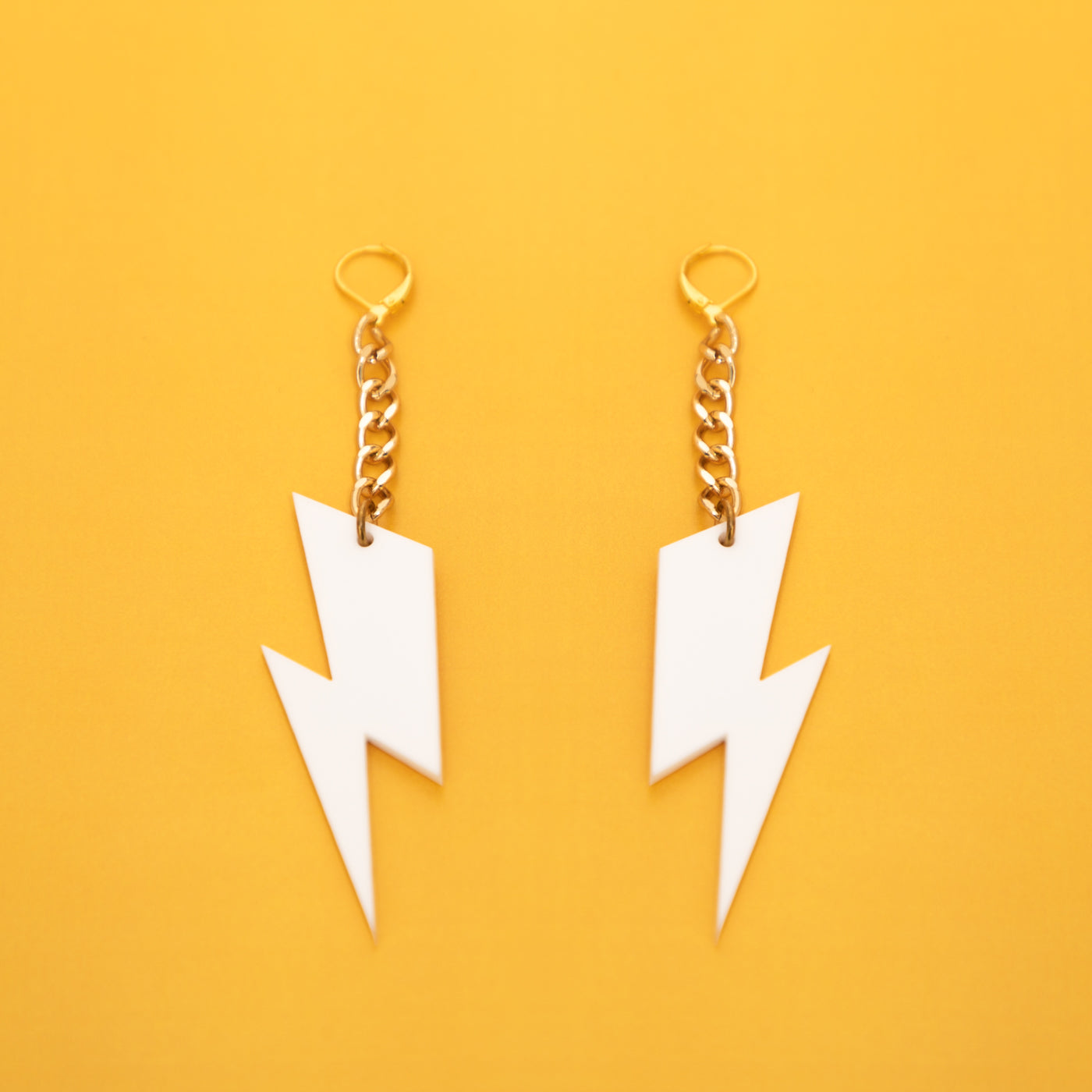 The Ziggy Bolt Chain Earrings