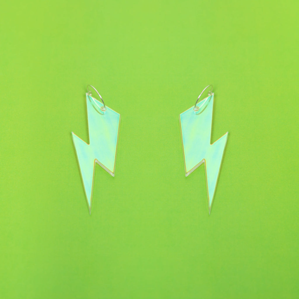 The Ziggy Bolt Hoop Earrings