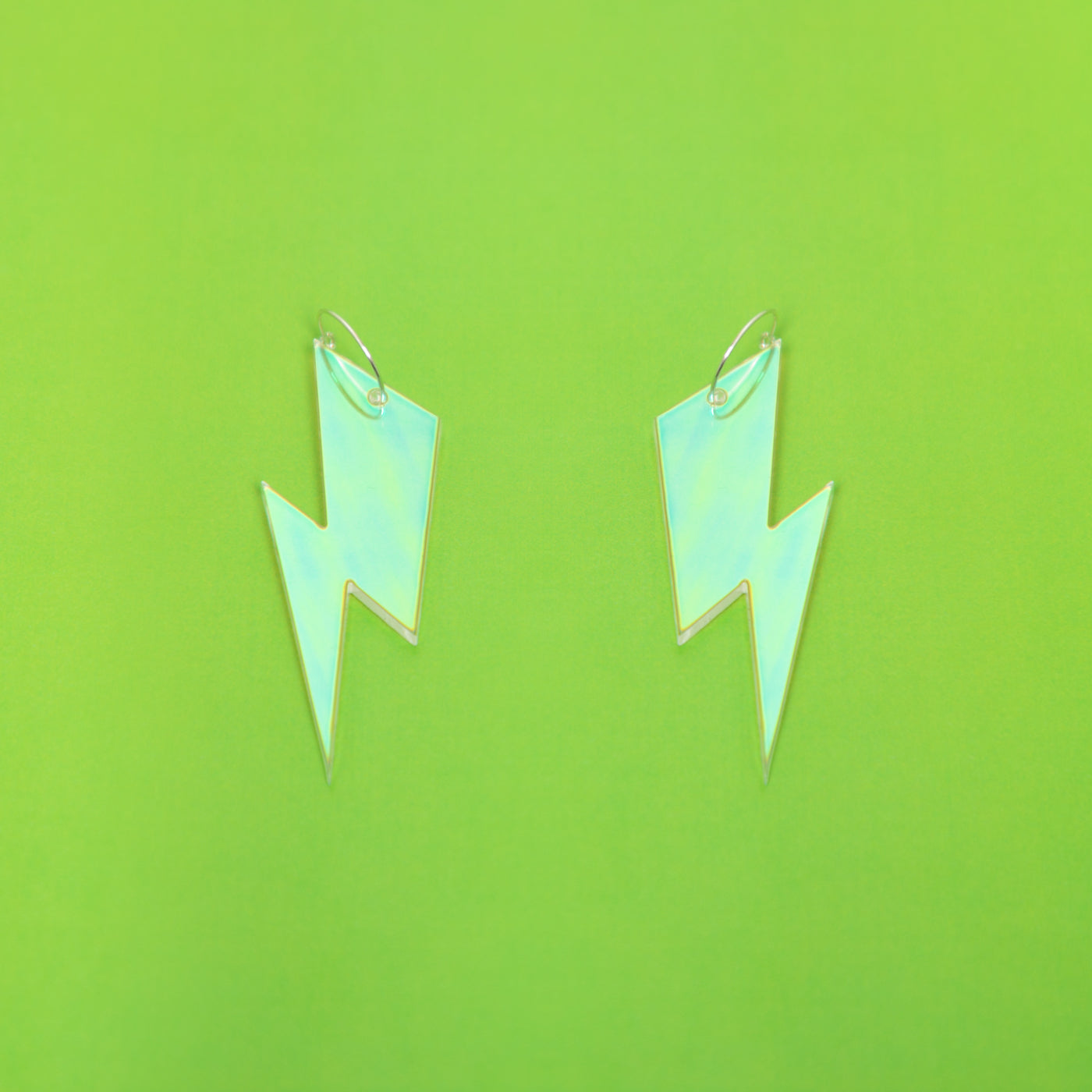 The Ziggy Bolt Hoop Earrings