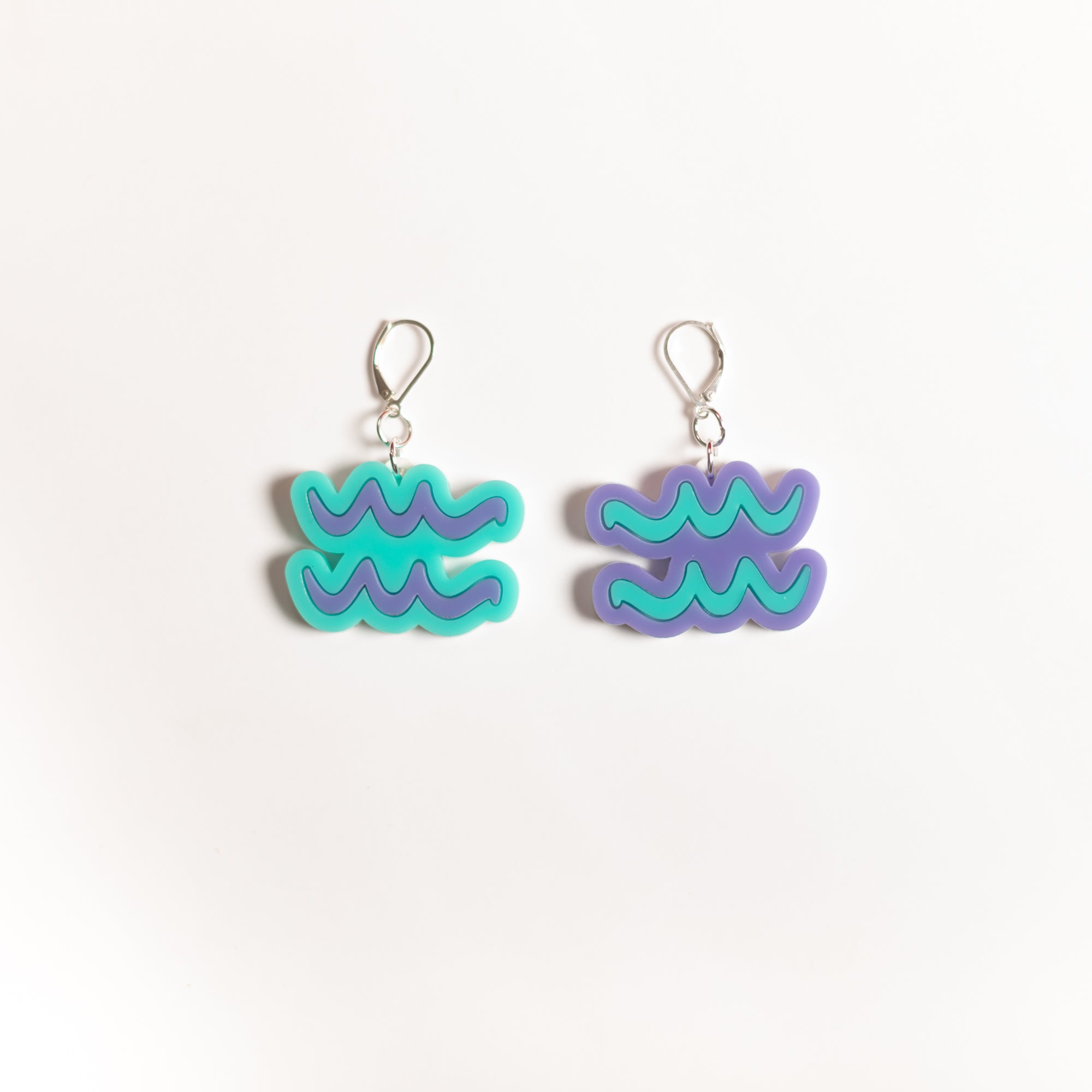 The Aquarius Sign Dangle Earrings