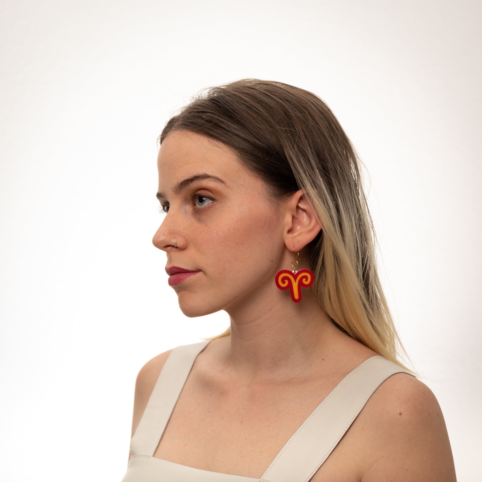 The Aries Sign Dangle Earrings