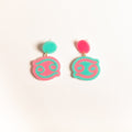 The Cancer Sign Hanging Stud Earrings