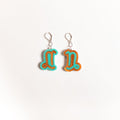 The Capricorn Sign Dangle Earrings