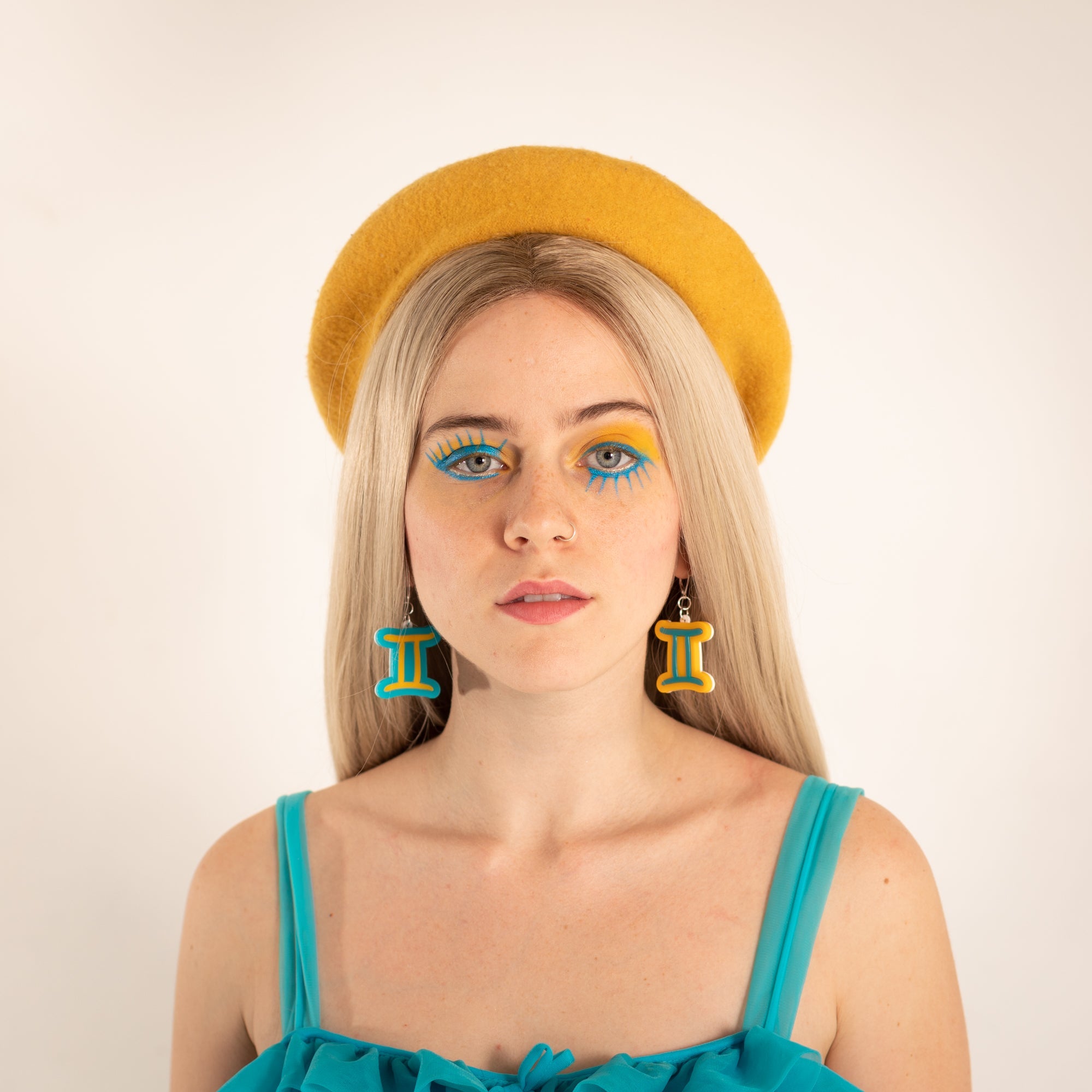 The Gemini Sign Dangle Earrings