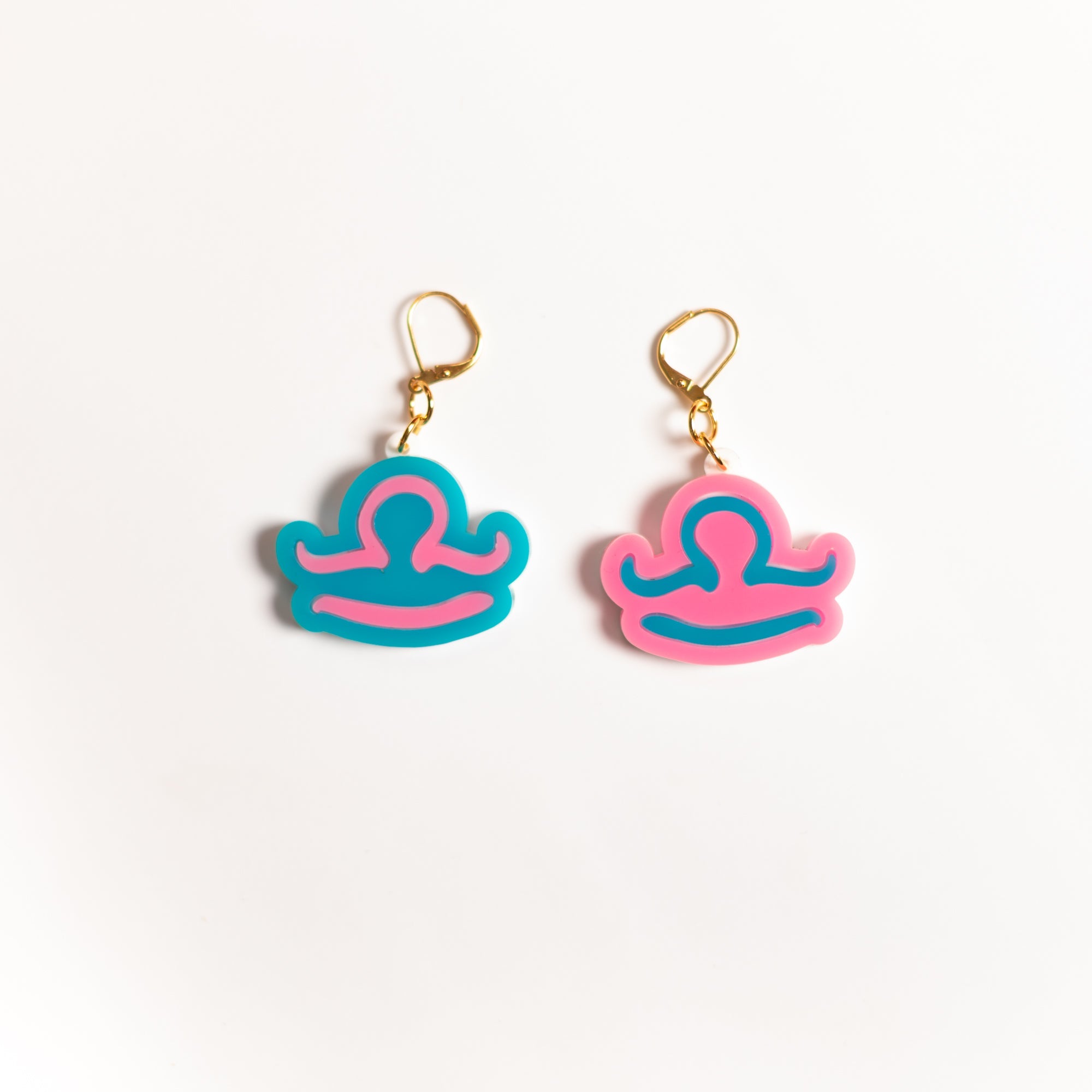 The Libra Sign Dangle Earrings