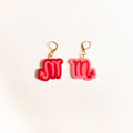 The Scorpio Sign Dangle Earrings