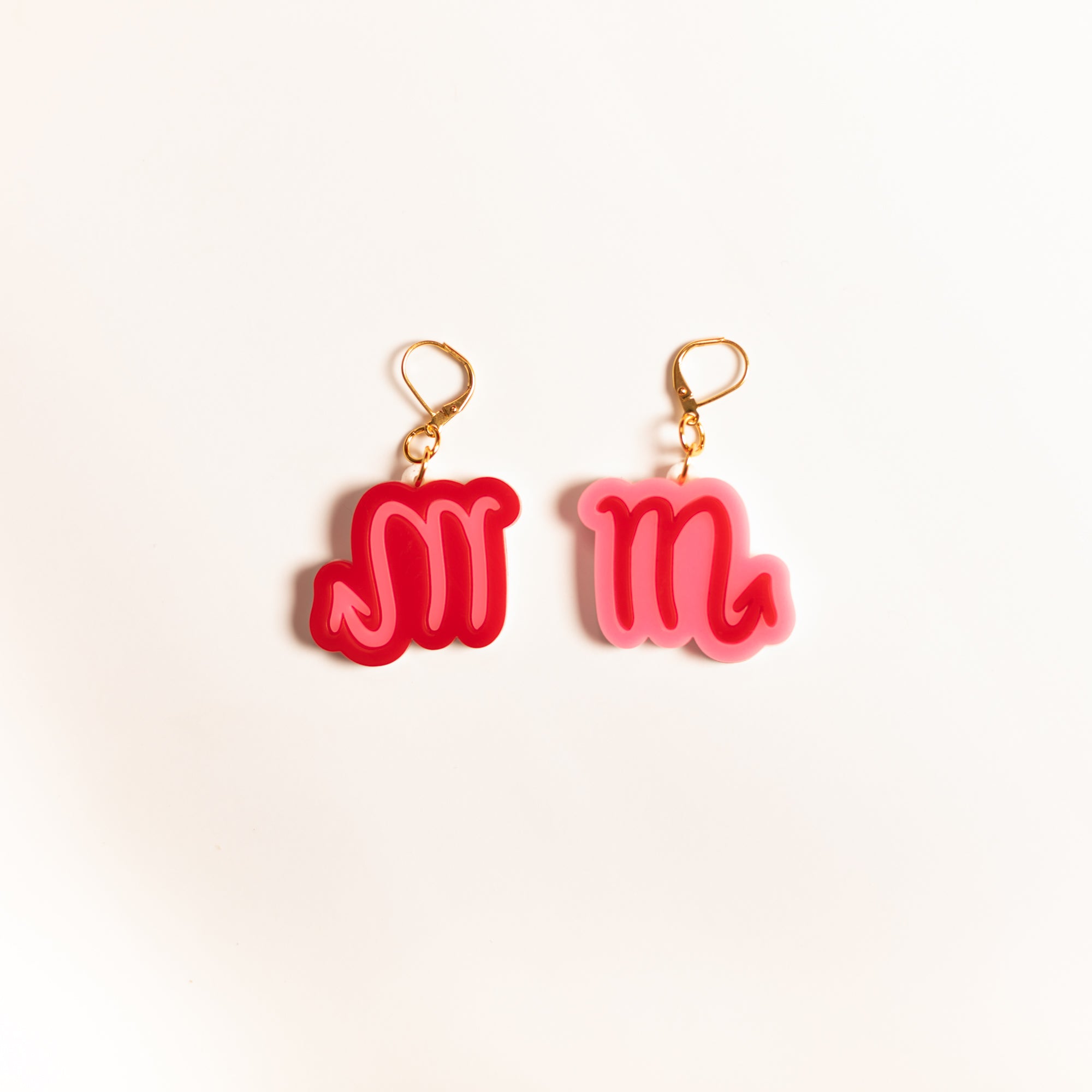 The Scorpio Sign Dangle Earrings