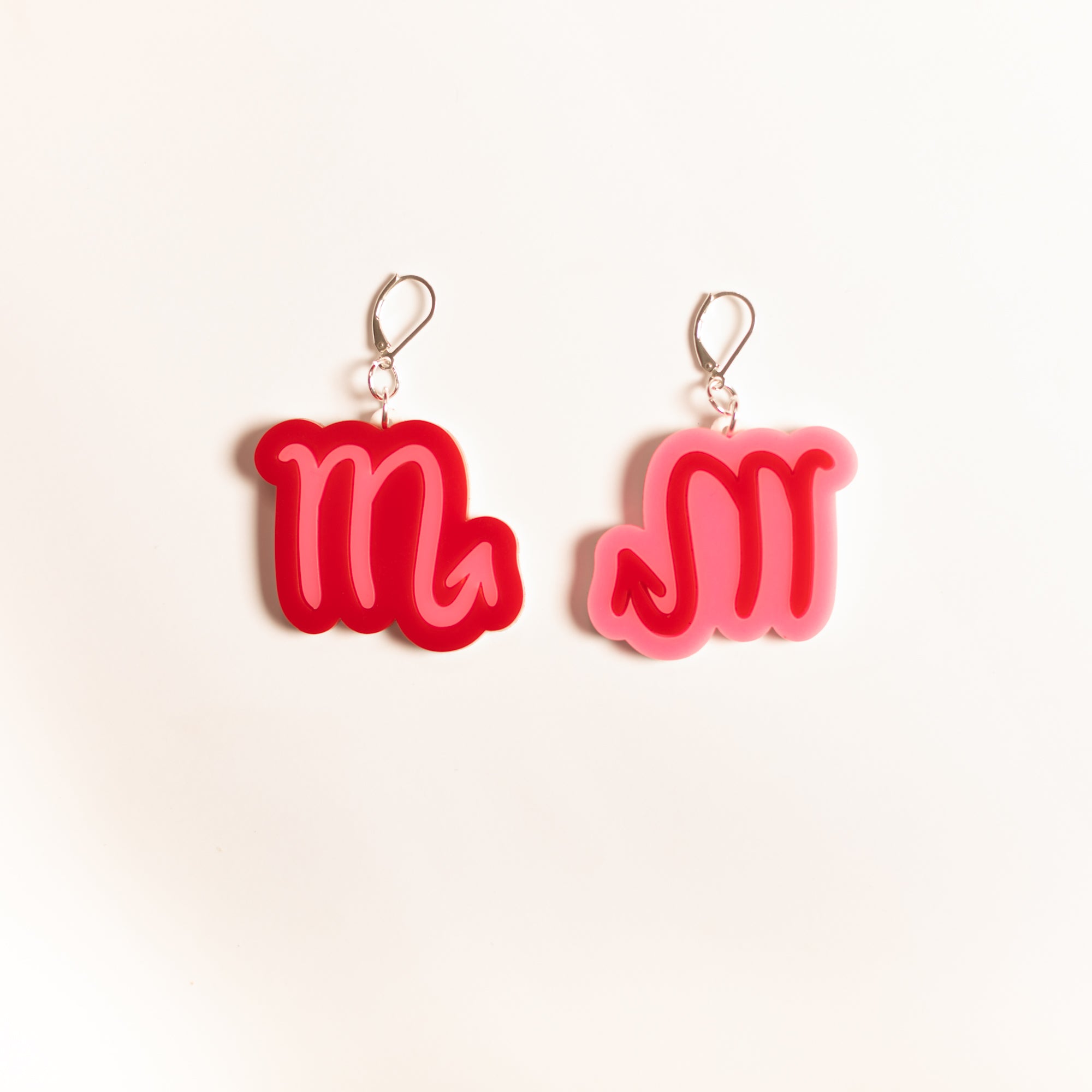 The Scorpio Sign Dangle Earrings