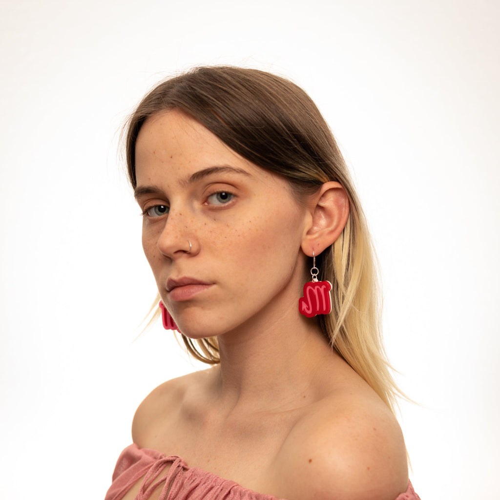 The Scorpio Sign Dangle Earrings