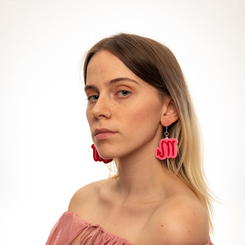 The Scorpio Sign Dangle Earrings