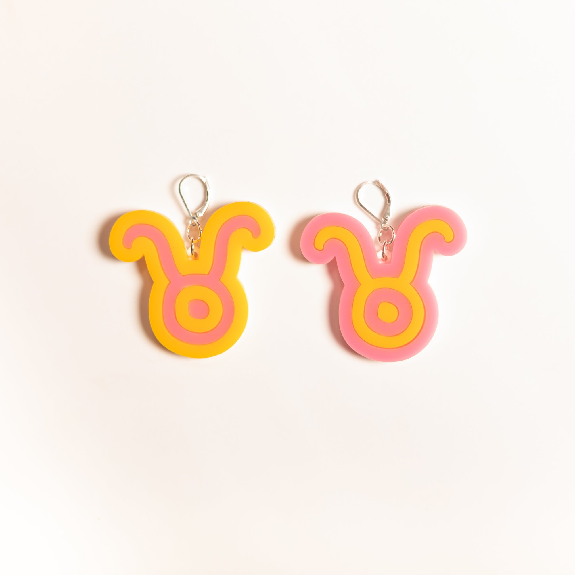 The Taurus Sign Dangle Earrings