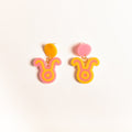 The Taurus Sign Hanging Stud Earrings