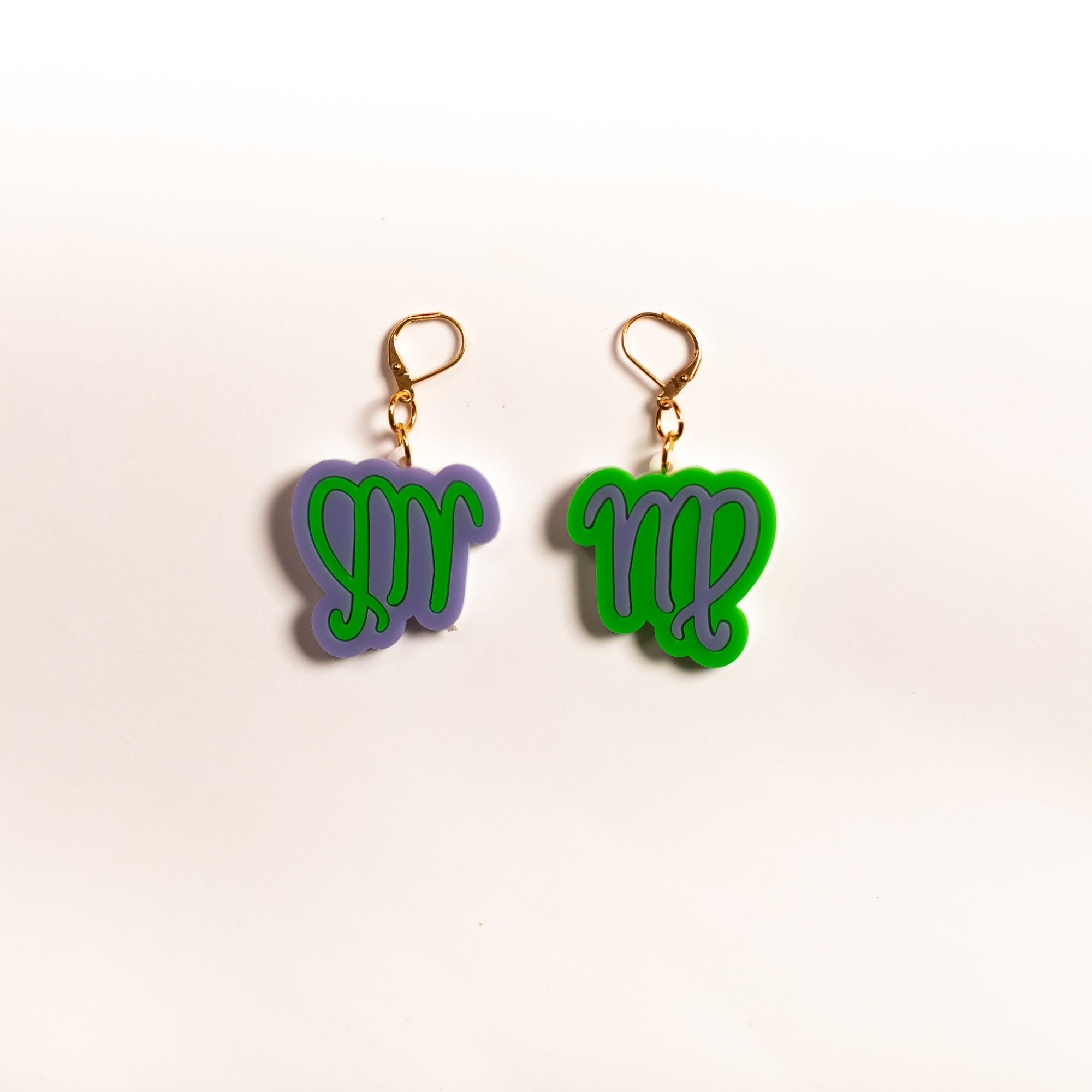The Virgo Sign Dangle Earrings