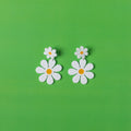 The Double Daisy Stud Earrings