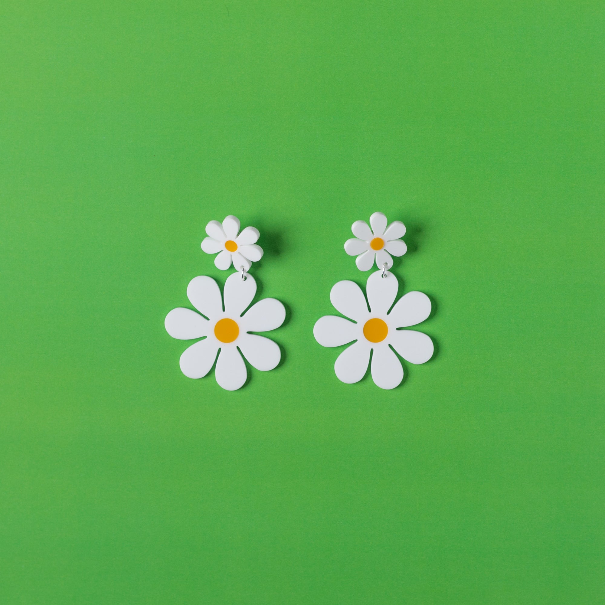 The Double Daisy Stud Earrings
