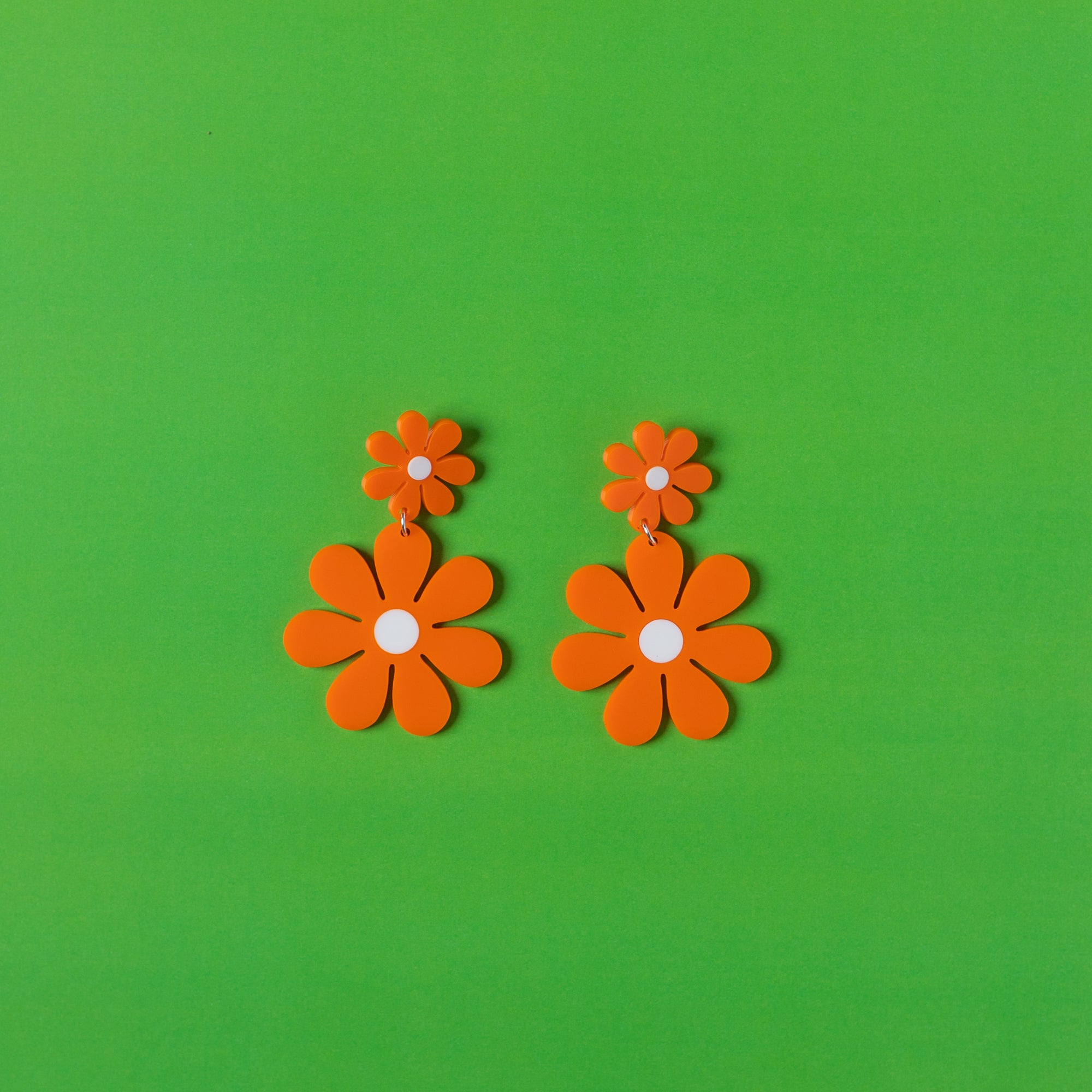 The Double Daisy Stud Earrings