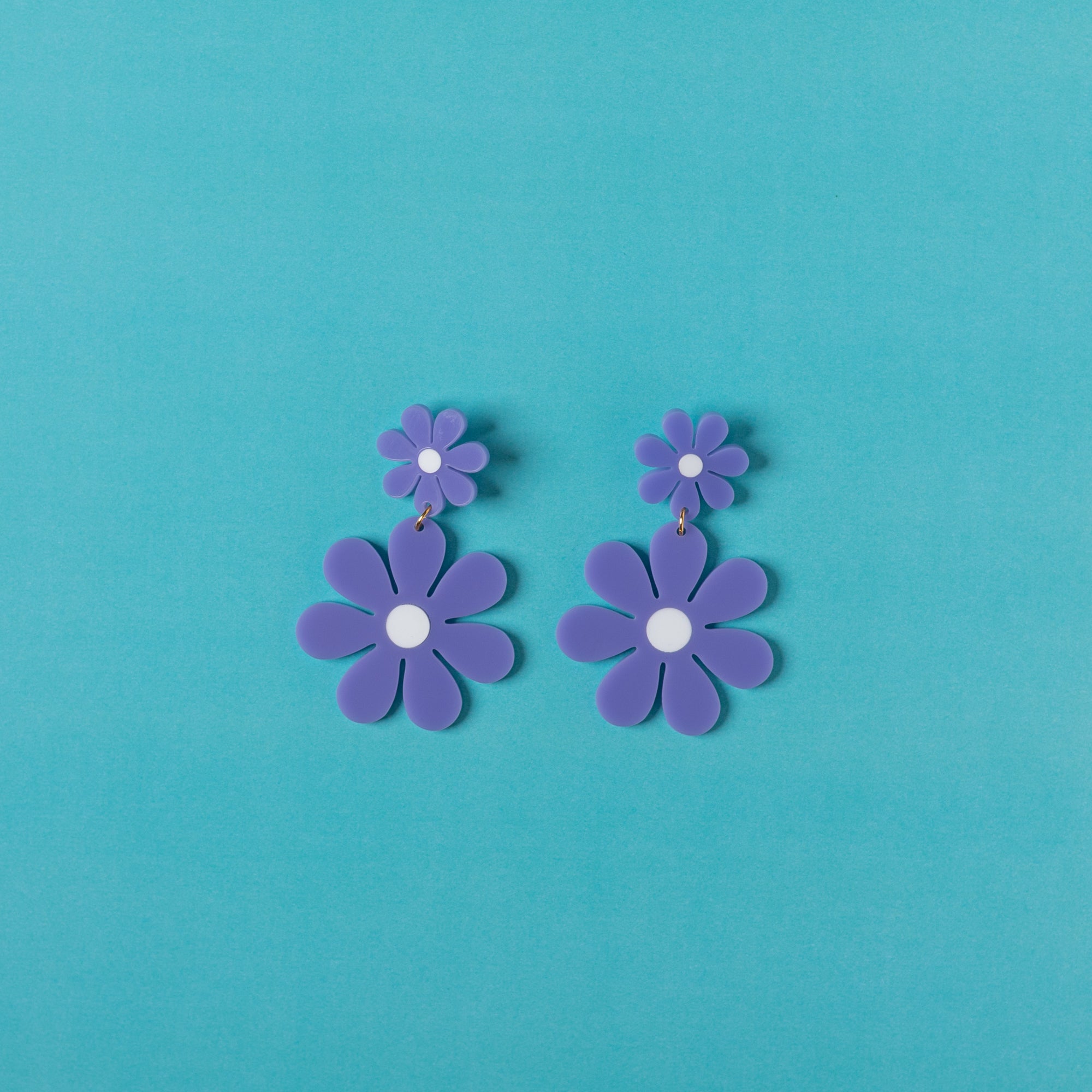 The Double Daisy Stud Earrings